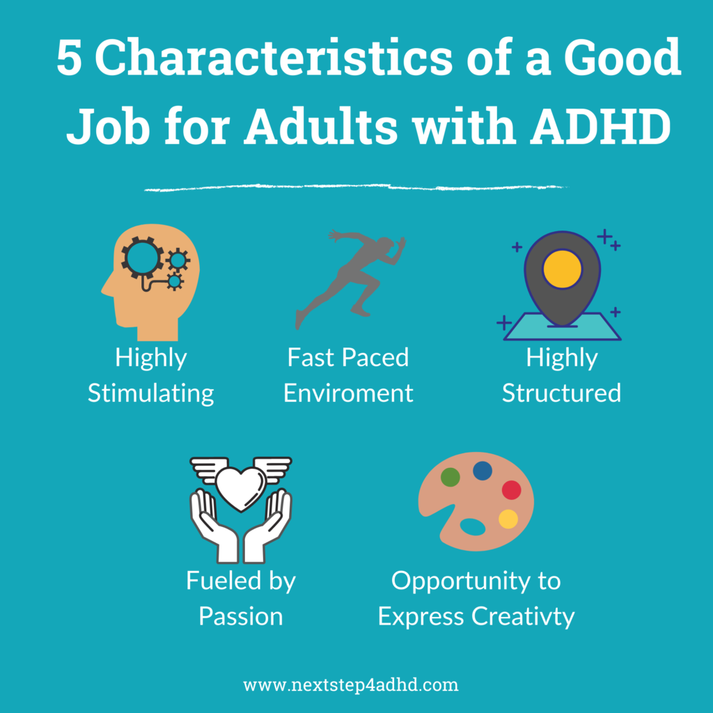 5 characteristics of a good job for adults with adhd